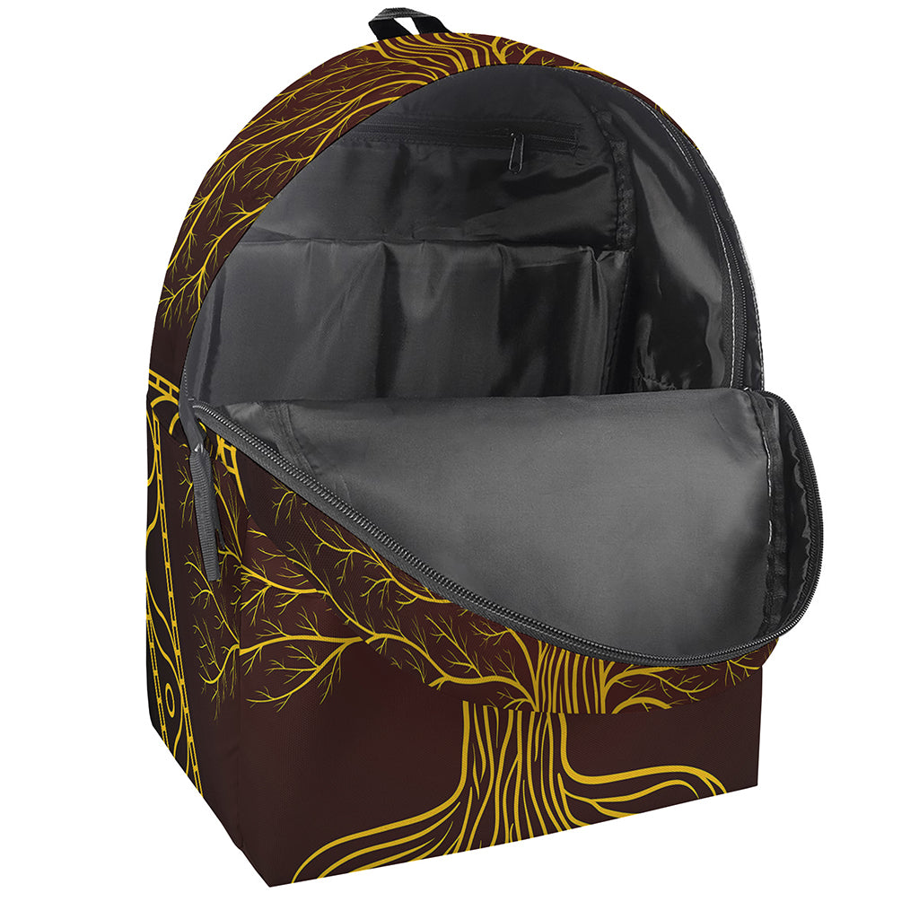 Druidic Yggdrasil Tree Print Backpack
