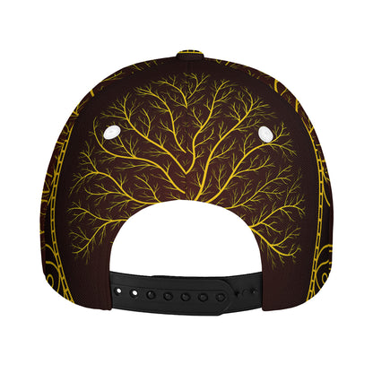 Druidic Yggdrasil Tree Print Baseball Cap