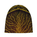 Druidic Yggdrasil Tree Print Beanie