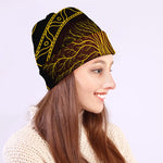 Druidic Yggdrasil Tree Print Beanie
