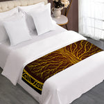 Druidic Yggdrasil Tree Print Bed Runner