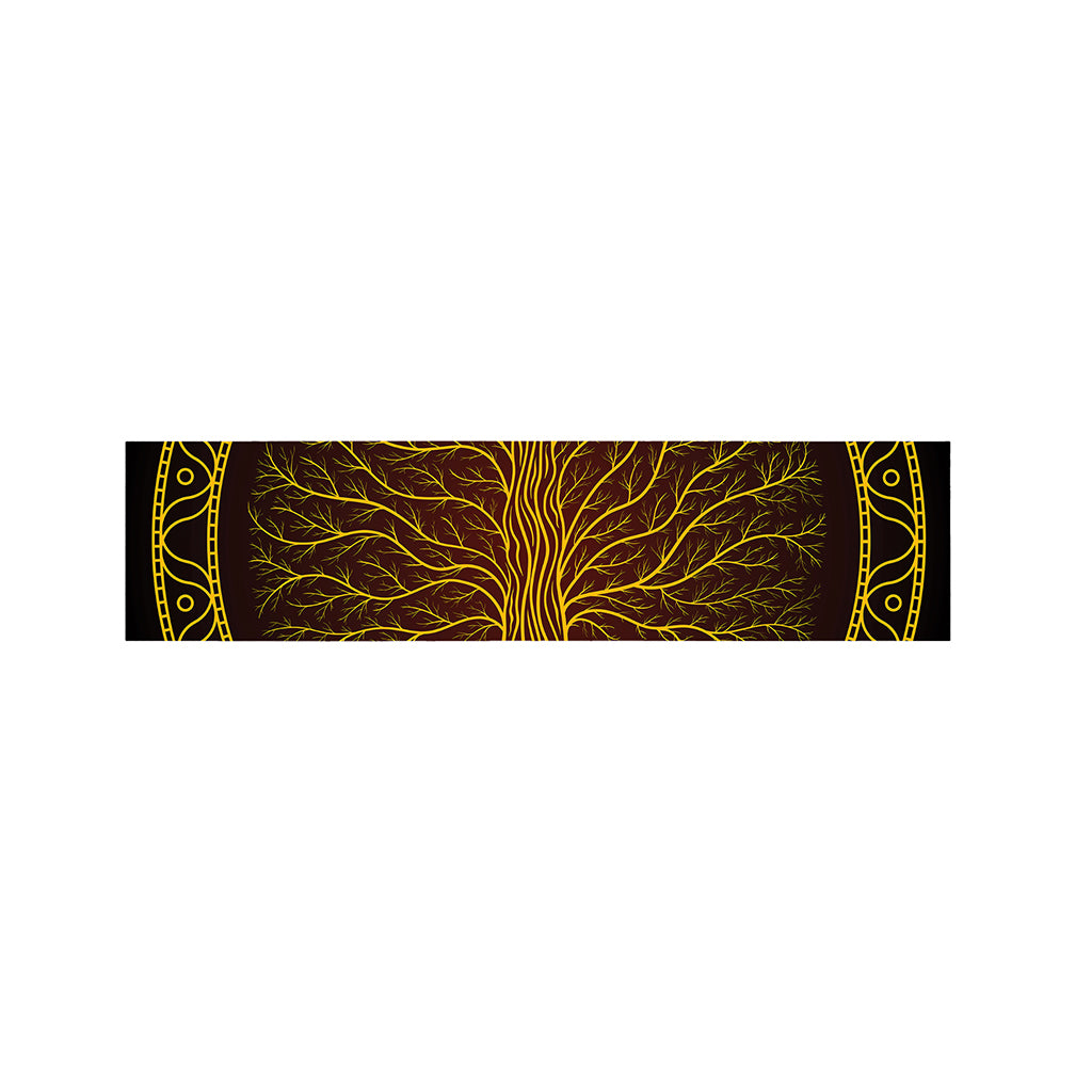 Druidic Yggdrasil Tree Print Bed Runner