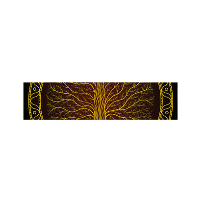 Druidic Yggdrasil Tree Print Bed Runner