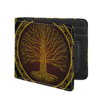Druidic Yggdrasil Tree Print Bifold Wallet