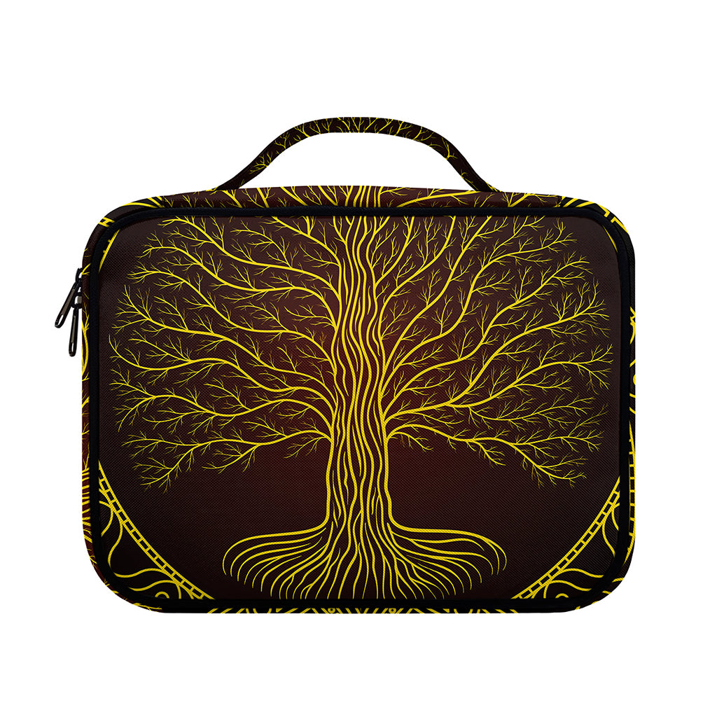 Druidic Yggdrasil Tree Print Briefcase Bible Bag