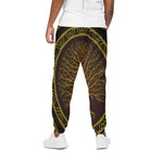 Druidic Yggdrasil Tree Print Cotton Pants
