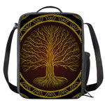 Druidic Yggdrasil Tree Print Crossbody Lunch Bag
