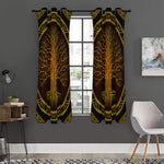 Druidic Yggdrasil Tree Print Curtain