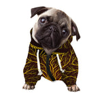 Druidic Yggdrasil Tree Print Dog Zip Up Hoodie