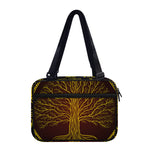 Druidic Yggdrasil Tree Print Double Strap Bible Bag