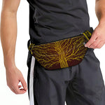 Druidic Yggdrasil Tree Print Fanny Pack