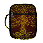 Druidic Yggdrasil Tree Print Front Pocket Bible Bag