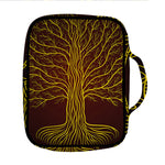 Druidic Yggdrasil Tree Print Front Pocket Bible Bag