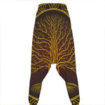 Druidic Yggdrasil Tree Print Hammer Pants