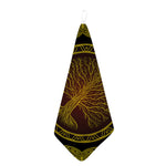 Druidic Yggdrasil Tree Print Hand Towel
