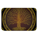Druidic Yggdrasil Tree Print Indoor Door Mat