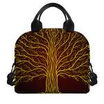 Druidic Yggdrasil Tree Print Insulated Lunch Bag