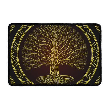 Druidic Yggdrasil Tree Print Kitchen Mat