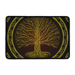 Druidic Yggdrasil Tree Print Kitchen Mat
