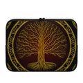 Druidic Yggdrasil Tree Print Laptop Sleeve