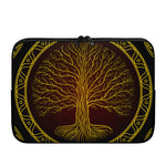Druidic Yggdrasil Tree Print Laptop Sleeve