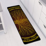 Druidic Yggdrasil Tree Print Long Kitchen Mat