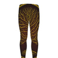 Druidic Yggdrasil Tree Print Men's Leggings