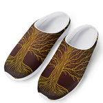 Druidic Yggdrasil Tree Print Mesh Casual Shoes