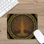 Druidic Yggdrasil Tree Print Mouse Pad
