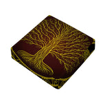 Druidic Yggdrasil Tree Print Outdoor Seat Cushion Cover