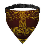 Druidic Yggdrasil Tree Print Over The Collar Dog Bandana