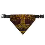 Druidic Yggdrasil Tree Print Over The Collar Dog Bandana