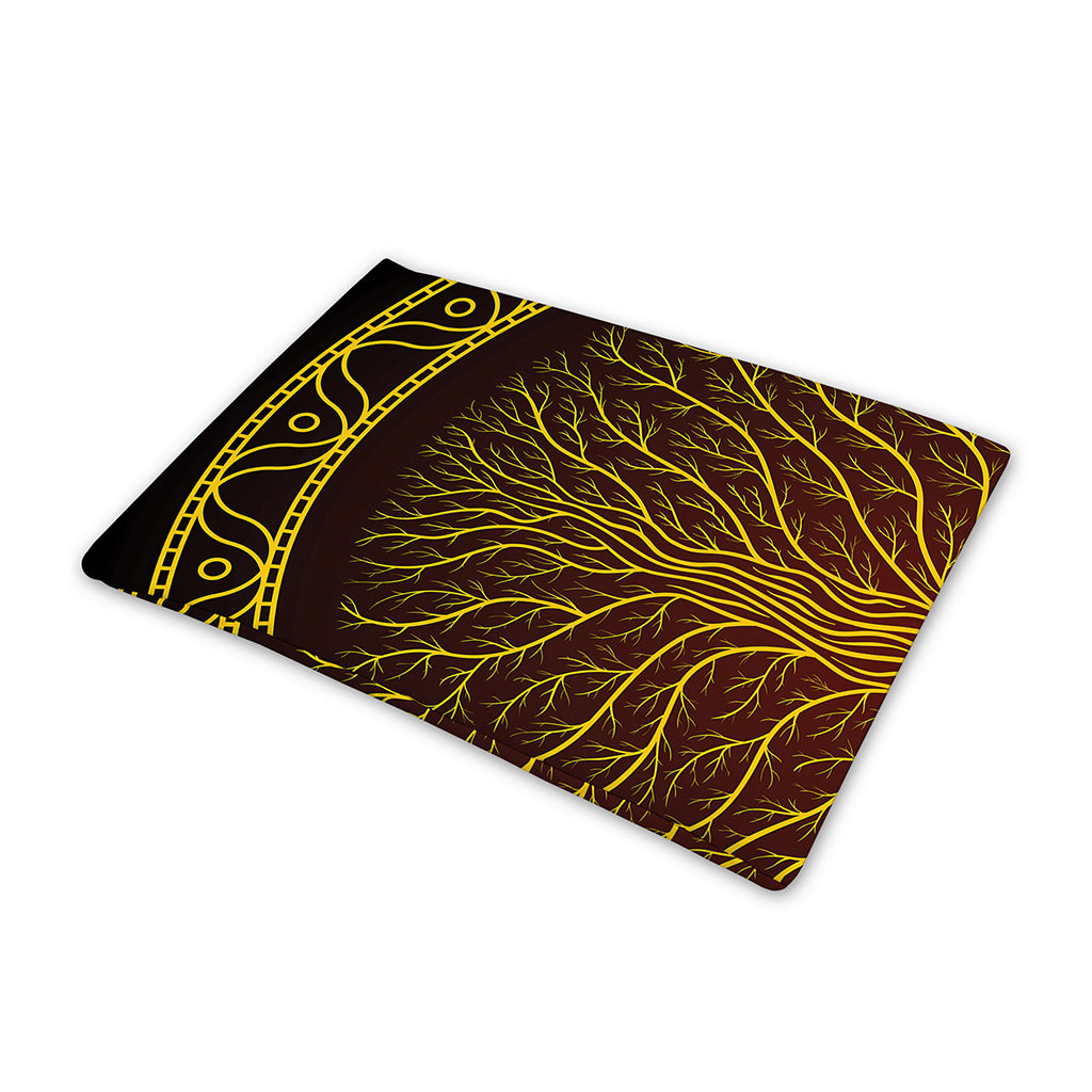 Druidic Yggdrasil Tree Print Pet Cooling Mat Cover