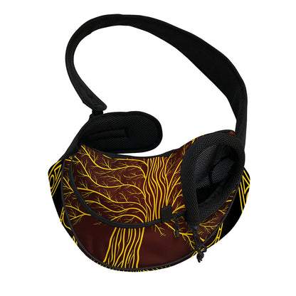 Druidic Yggdrasil Tree Print Pet Sling Carrier