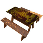 Druidic Yggdrasil Tree Print Picnic Table Cover