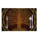Druidic Yggdrasil Tree Print Placemat