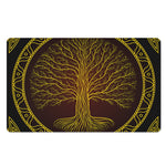 Druidic Yggdrasil Tree Print Polyester Doormat