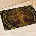 Druidic Yggdrasil Tree Print Polyester Doormat
