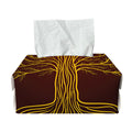 Druidic Yggdrasil Tree Print Rectangle Tissue Box Cover
