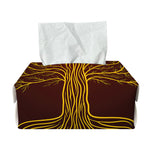 Druidic Yggdrasil Tree Print Rectangle Tissue Box Cover