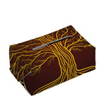 Druidic Yggdrasil Tree Print Rectangle Tissue Box Cover