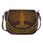 Druidic Yggdrasil Tree Print Saddle Bag