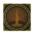 Druidic Yggdrasil Tree Print Silk Bandana