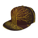 Druidic Yggdrasil Tree Print Snapback Cap