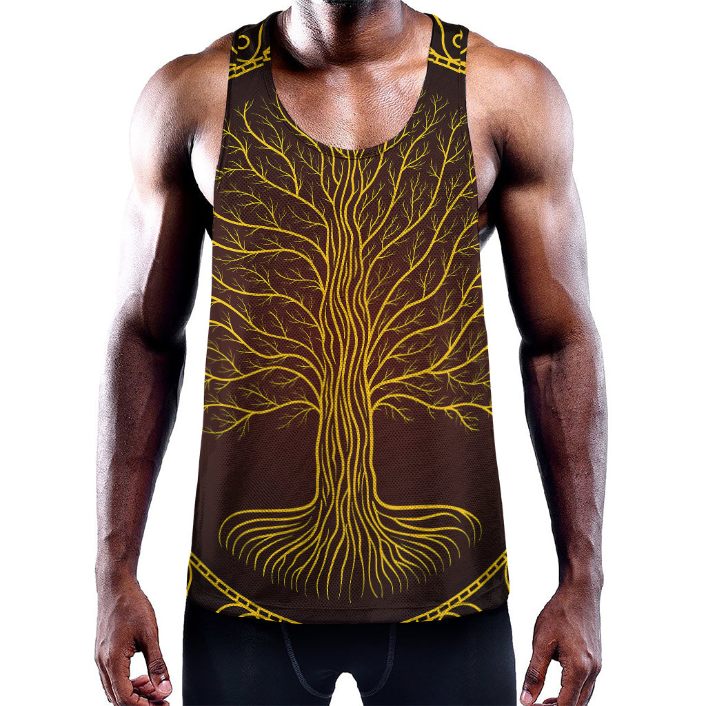 Druidic Yggdrasil Tree Print Training Tank Top