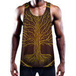 Druidic Yggdrasil Tree Print Training Tank Top