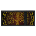 Druidic Yggdrasil Tree Print Trifold Wallet