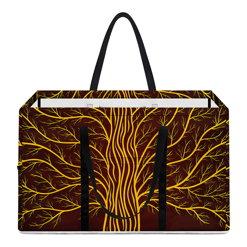 Druidic Yggdrasil Tree Print Utility Tote Bag