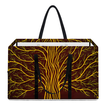 Druidic Yggdrasil Tree Print Utility Tote Bag