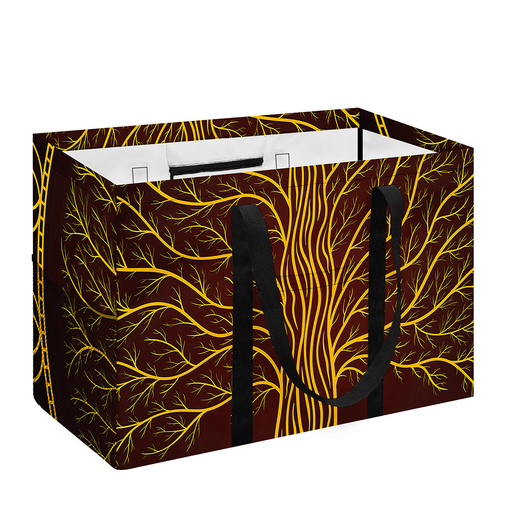 Druidic Yggdrasil Tree Print Utility Tote Bag